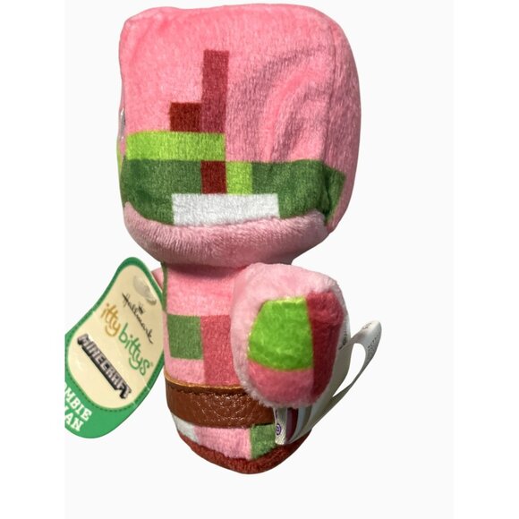 Hallmark Itty Bittys Minecraft Zombie Pigman Plush Toy - Picture 6 of 12